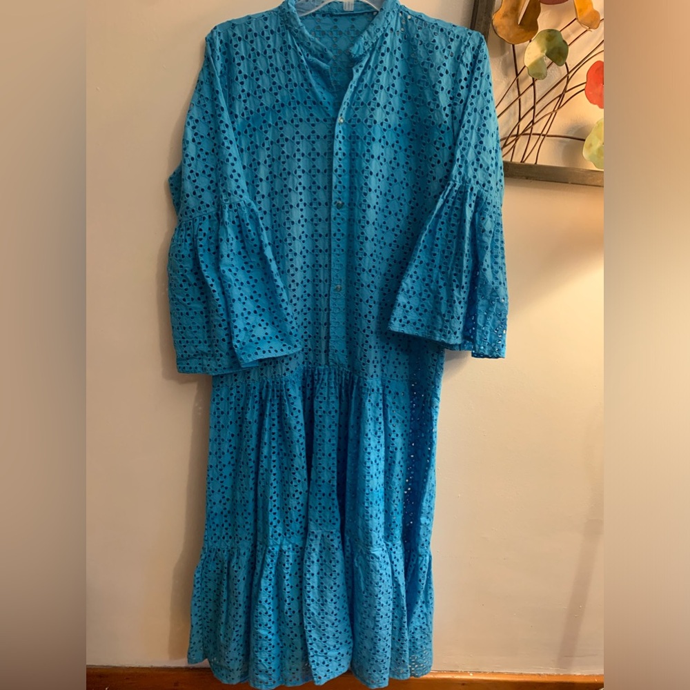 DianatouBoutik Collection Embroidery Cotton Maxi Dress - Picture 3 of 7